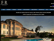 Tablet Screenshot of hendersonharborretreat.com